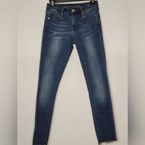 Articles Of Society Low Rise Raw-Hem Form Fitting Jeggings - Size 25